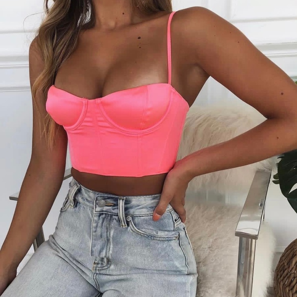 White Fox Boutique - Most Wanted Bustier Crop